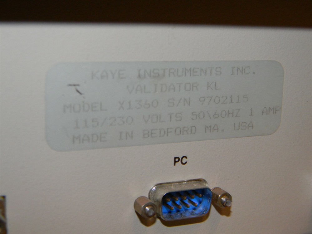 Kaye Validator KL X1360 Thermal Validation System