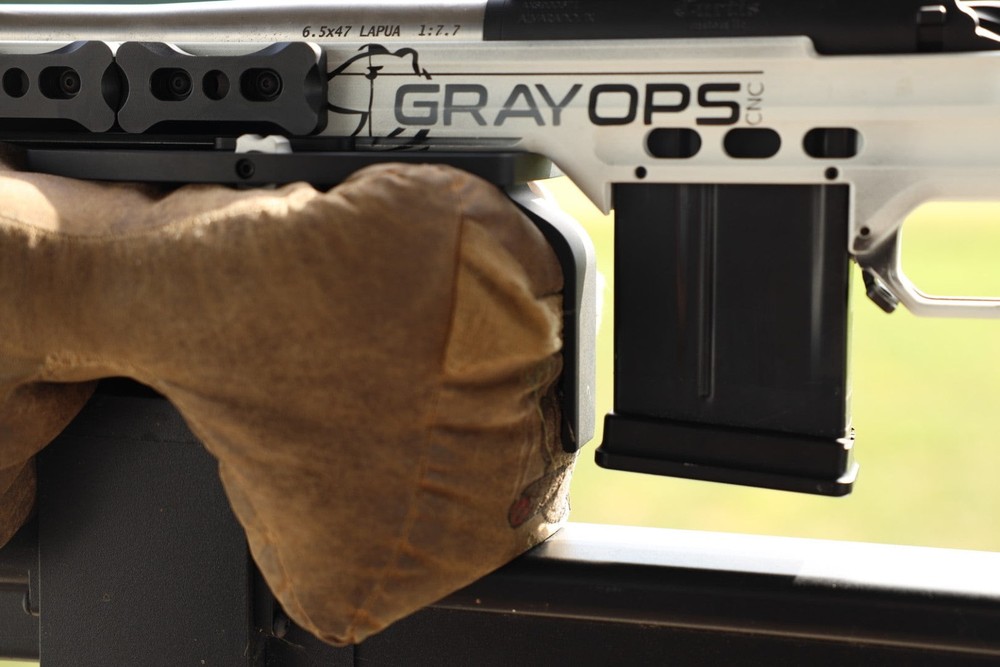 Gray Ops CNC Bag Stop - Mini Plate, Black, GO-BSTOPMINI Shooting Accessory