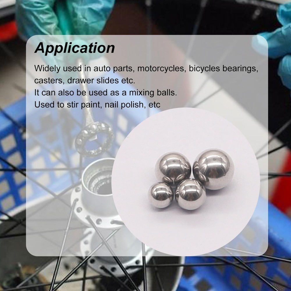 Bicycle Bearing Balls Assorted 490pcs Kit