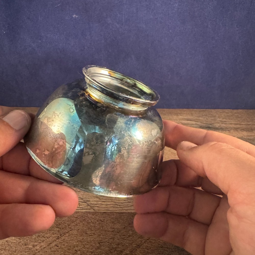 Vintage Oneida Silverplated Footed Bowl 4"Dia 2"H