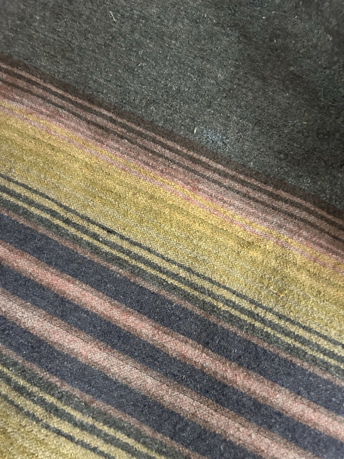 Antique Vintage Wool Horse Blanket Leather Strap Buckle Primitive Equestrian