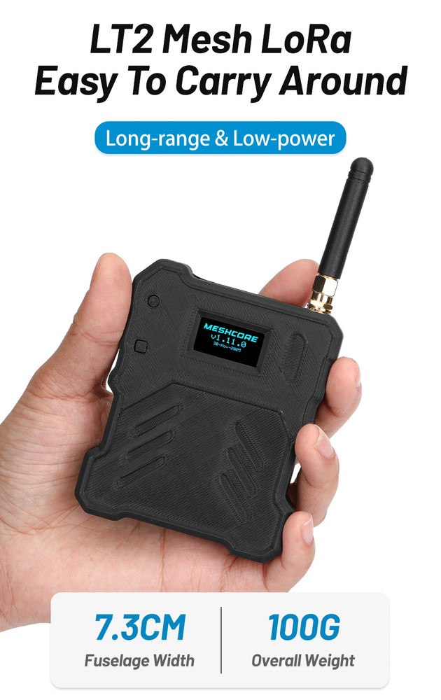 LT2 Mesh Pocket Tracker Node Heltec V3 ESP32 LoRa 32 Meshtastic&Meshcore
