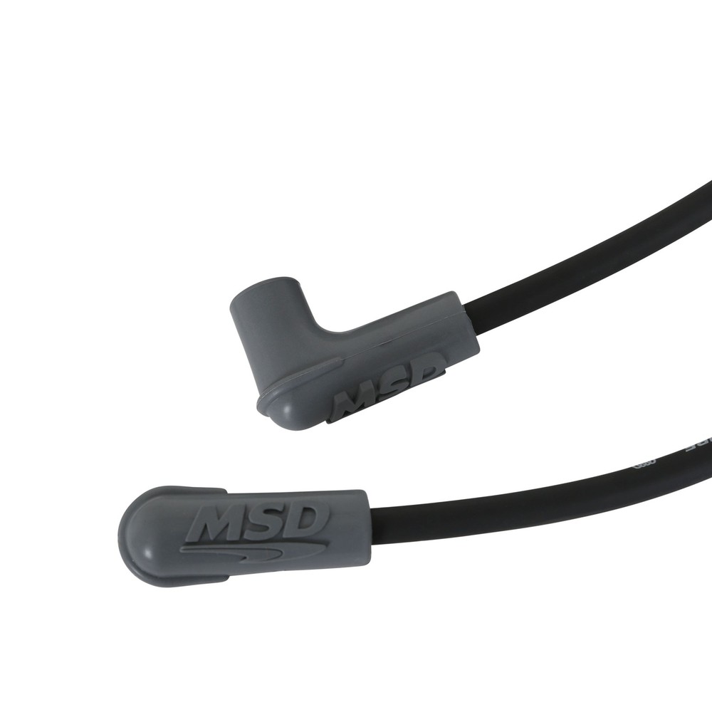 MSD 31413 Super Conductor Spark Plug Wire Set Black