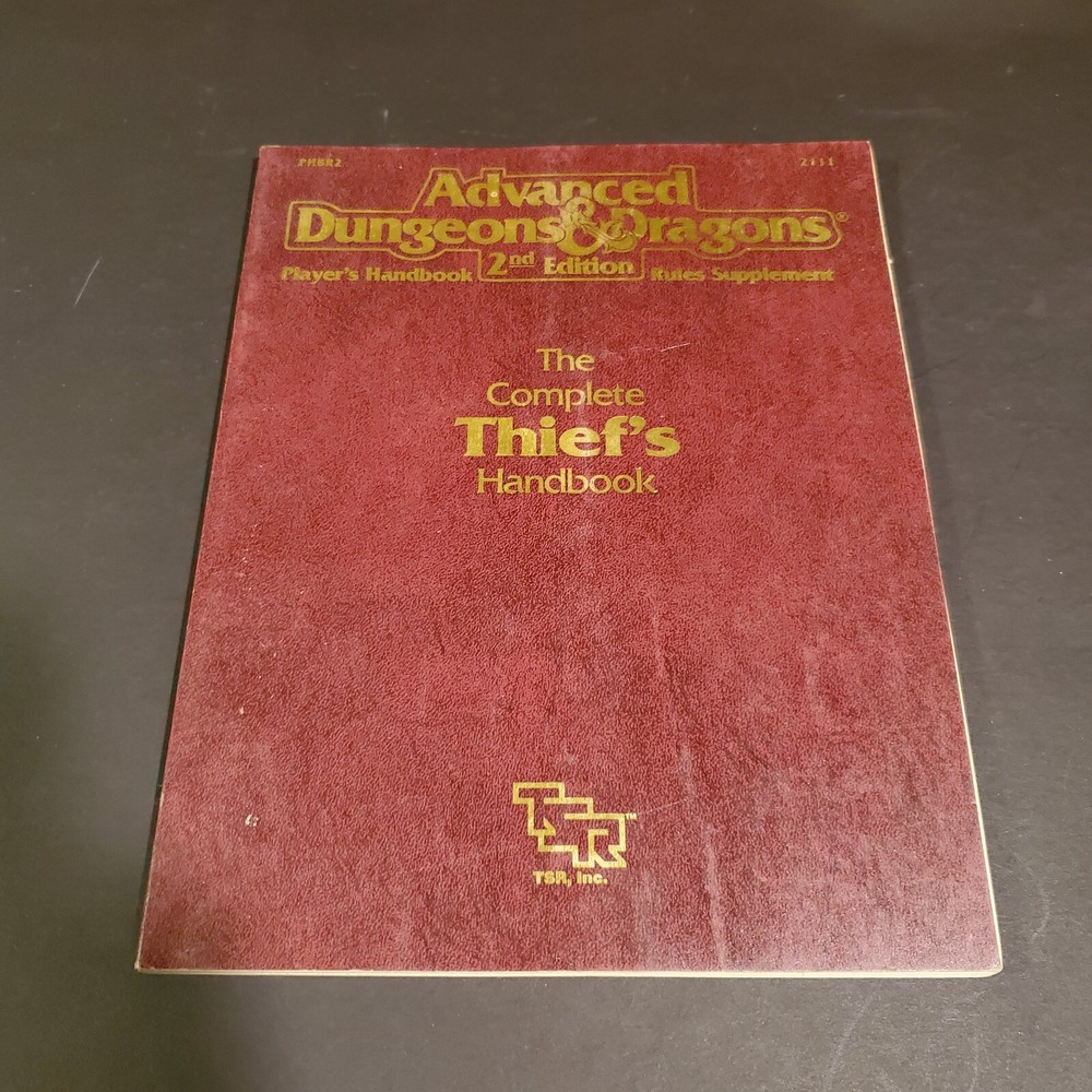 Advanced Dungeons & Dragons: Thief's Rules Supplement ☆ TSR ☆ D&D ☆ Authentic ☆
