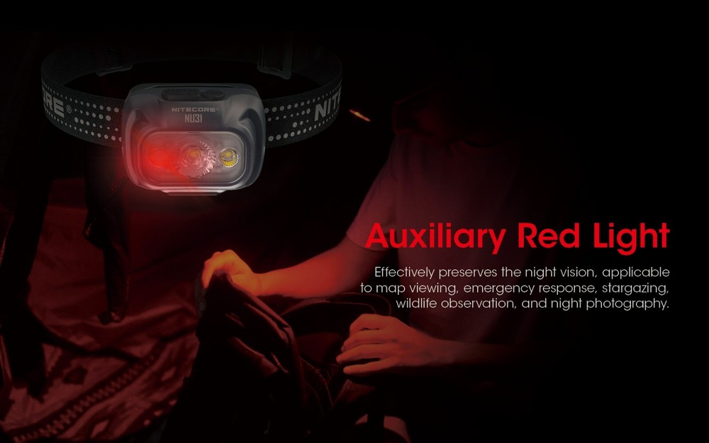 NITECORE NU31 550 Lumen LED Rechargeable Headlamp