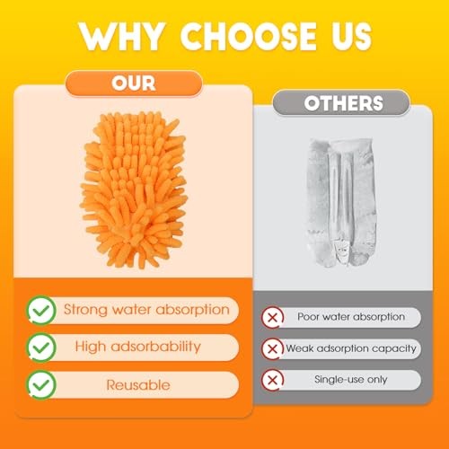 8 Pack Reusable Duster Refill Compatible with Swiffer Hand Duster, 360 8PCS