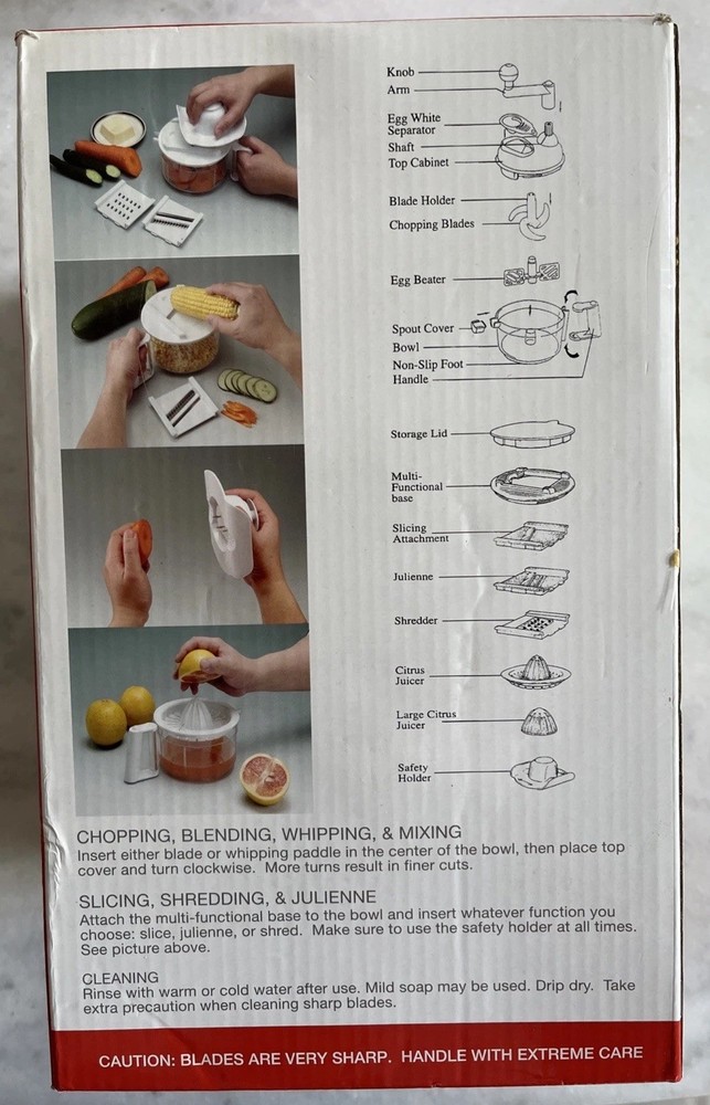 MIRACLE KITCHEN PLUS 7 IN 1 KITCHEN TOOL CHOPPING BLENDING SHREDDING SLICING New