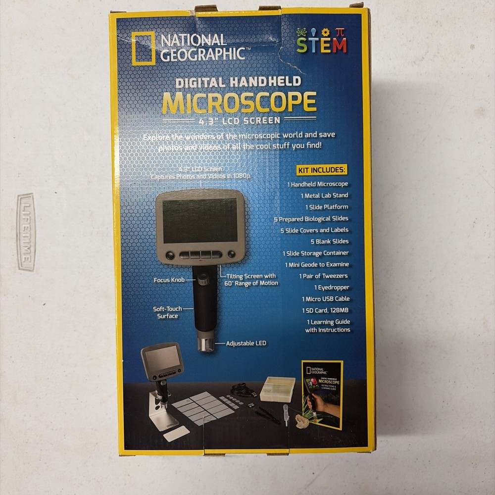 National Geographic Digital Microscope for Kids – Handheld Microscope