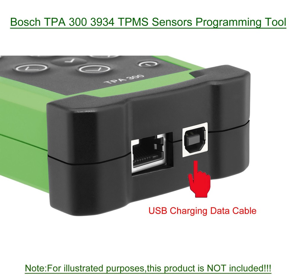 USB Charging Software Update Cable for Bosch TPA 300 3934 TPMS Programming Tool