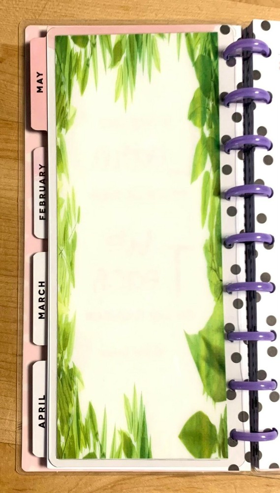 "Teach the way they Learn" Quote Dashboard for use with Half size HP Notebook-