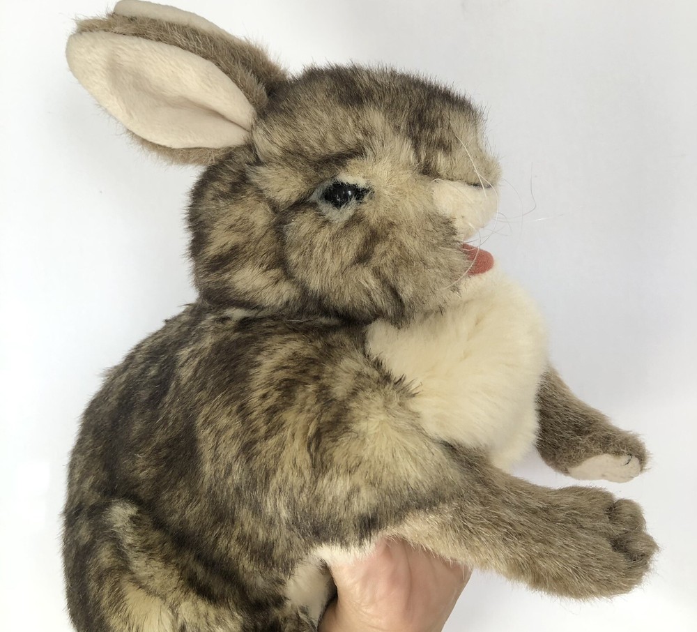 Folkmanis Large Cottontail Rabbit Hand Puppet Easter Entertainment 15”