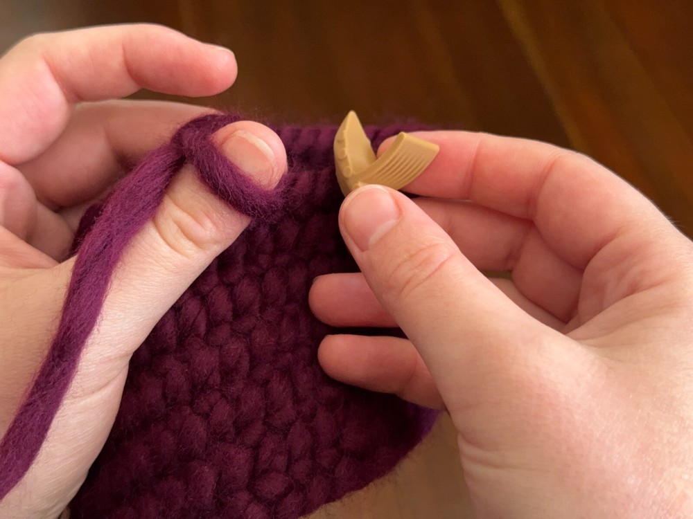 Nalbinding Loopship - 3D Printed Loop Holder and Stitch Keeper