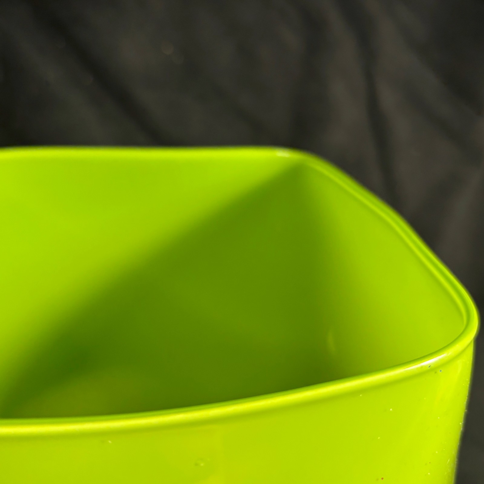 LGE Royal Copenhagen "Quadro" Crystal Bowl - Peter Svarre - Citrus Green