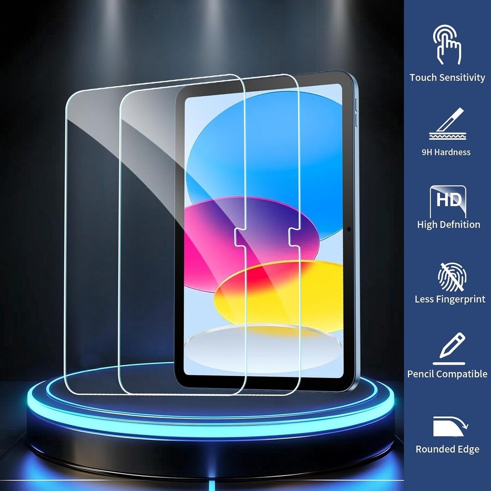 2 Pack Screen Protector for Ipad 10Th Generation 10.9 Inch 2022 (Model A2696/A27