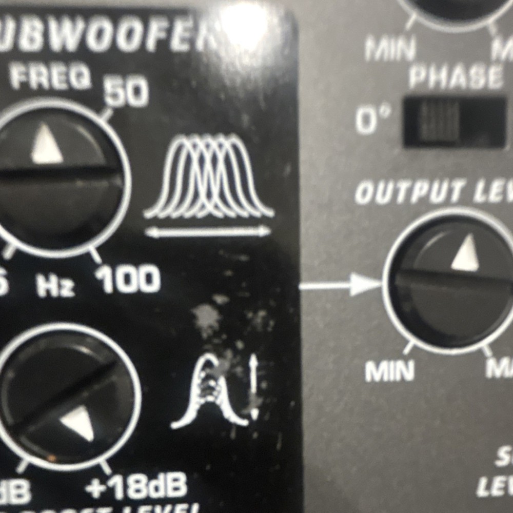 Clarion MCD360 3-Way Electronic Crossover Subwoofer Level Control