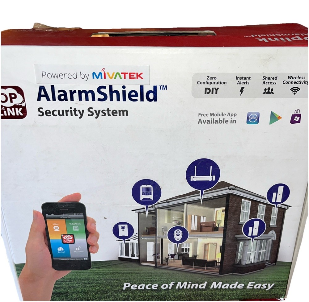 OPlink Security Alarm Shield (OPG2204) Wireless Security System