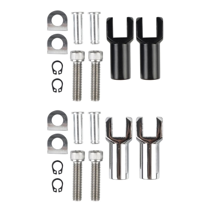 High Strength Alloy Foot Peg Holders Stand Rust Resistant Coating For Longevity