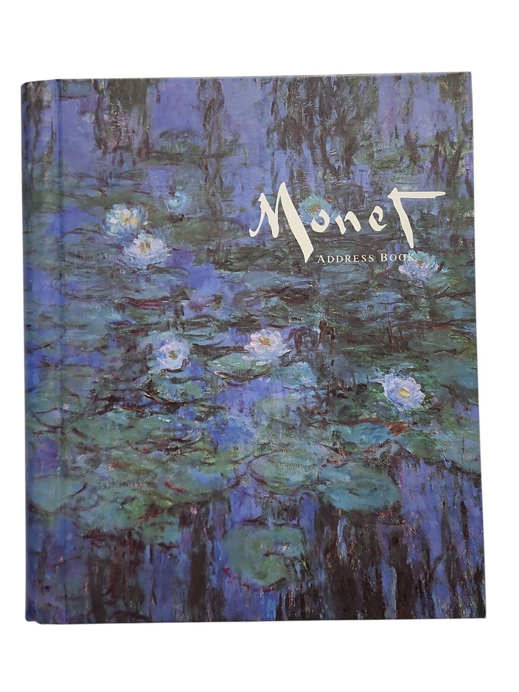 1993 Monet Waterlillies Address Book