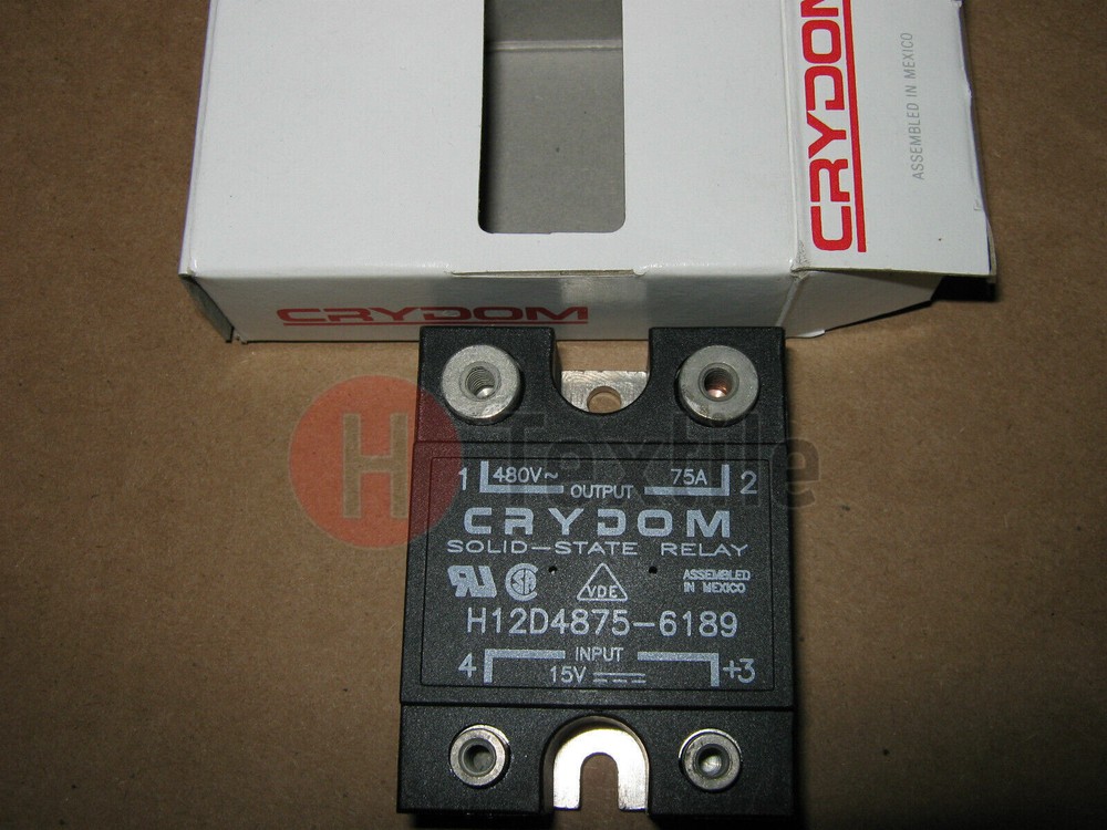 1PCS H12D Solid State Relay, H12D4875-6189, 75 Amp