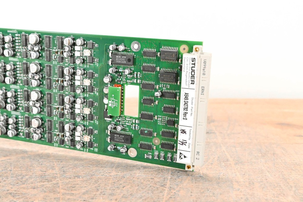 Studer Mic/Line In Card for D21m Modular I/O System CG01HET