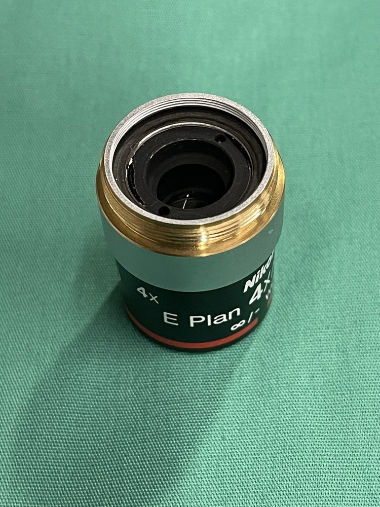 Nikon E Plan 4X/0.10 ♾/ - WD 30 Microscope Objective