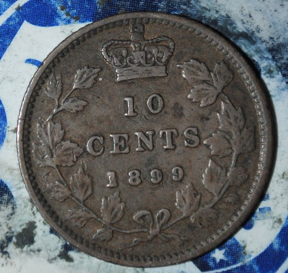 1899 Canada 10 Cents Small 9 {{{D188