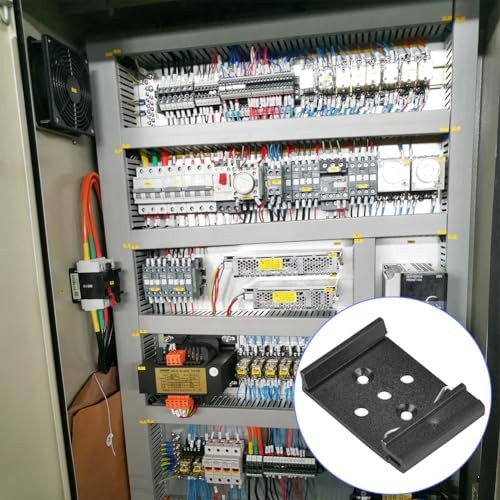 Din Rail Fixed Clamp, 35mm Universal Mount Solid State Relay Clip Fasten #5