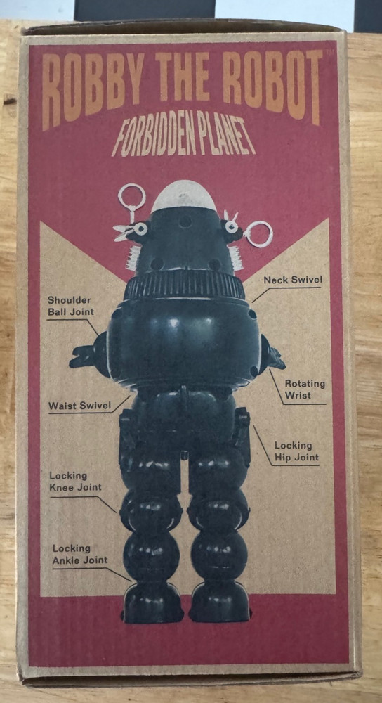 Robby The Robot Diecast Figure X-PLUS..Sci-Fi, Forbidden Planet MIB