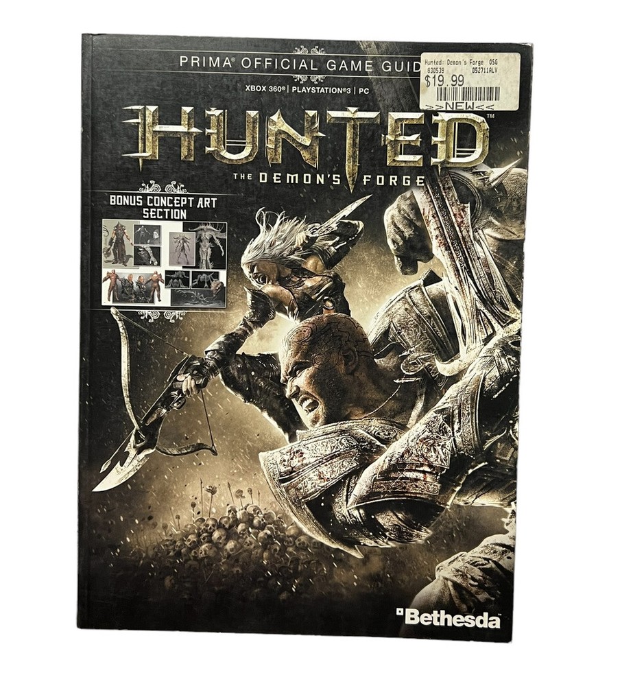 Hunted Demon's Forge Prima Official Strategy Guide Xbox 360 PS3