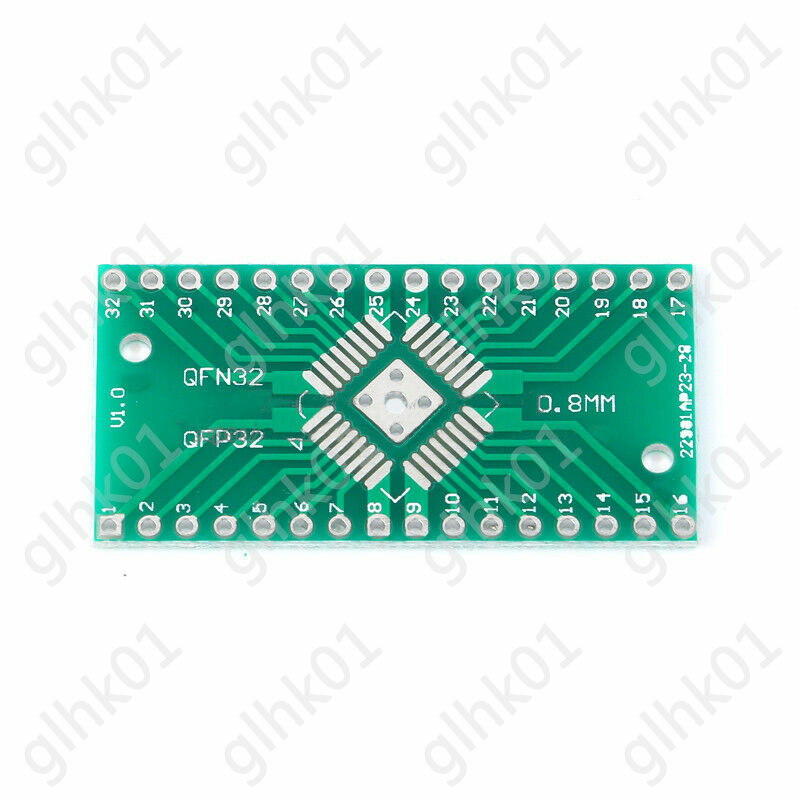 QFN32 44 48 to DIP Adapter PCB Board Converter QFN QFP PQFP LQFP HTQFP SMD