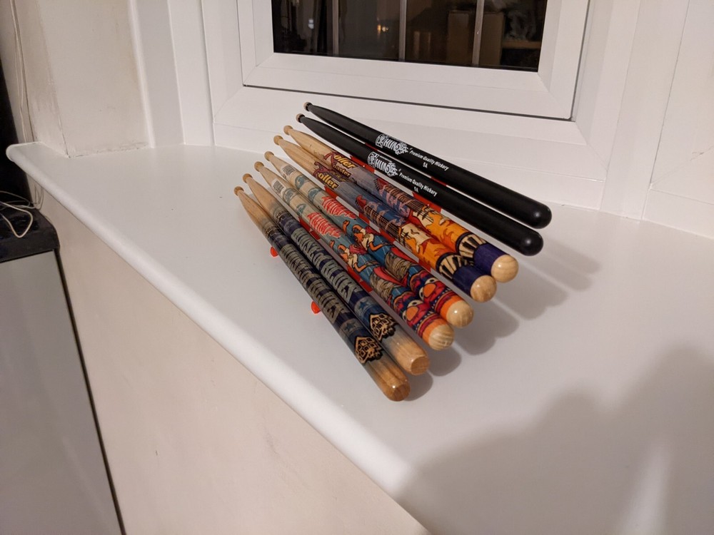 Drumstick display stand, 3D printed, various Colours, Customization available!