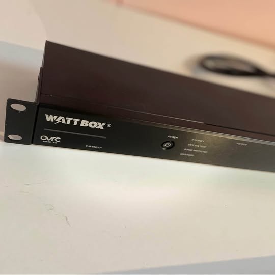WattBox WB-800-FP Rack Front Panel Accessory Unit OVRC Compatible