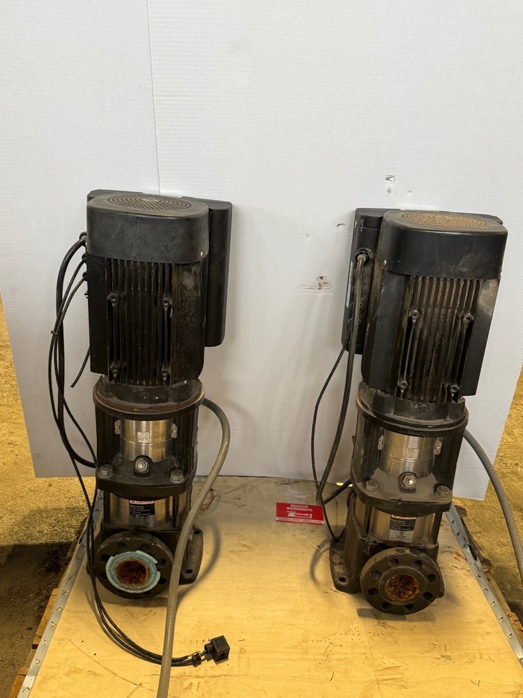 (2) GRUNDFOS 5 HP Vertical Pumps