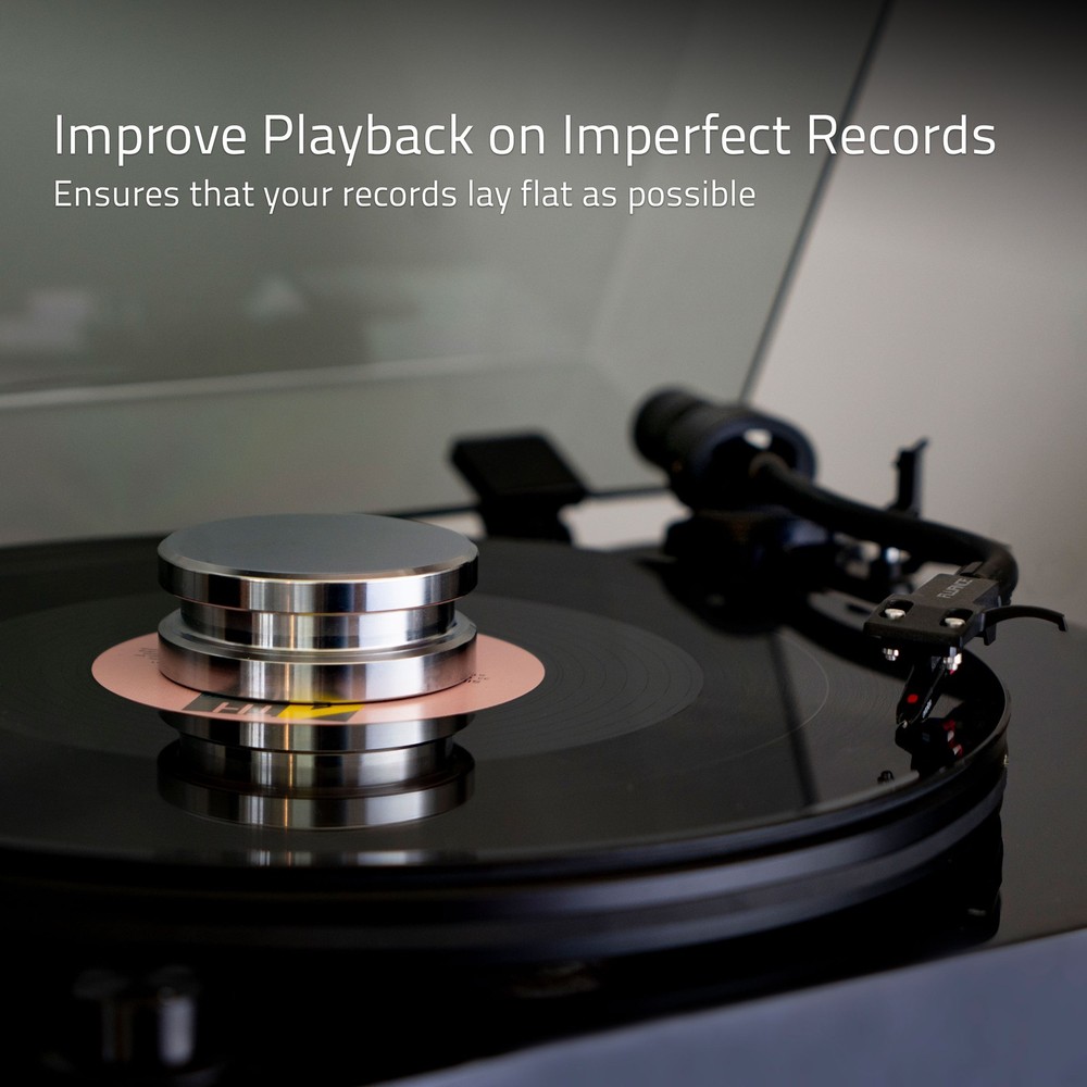 Fluance Turntable Isolation Base And Vinyl Record Weight Stabilizer