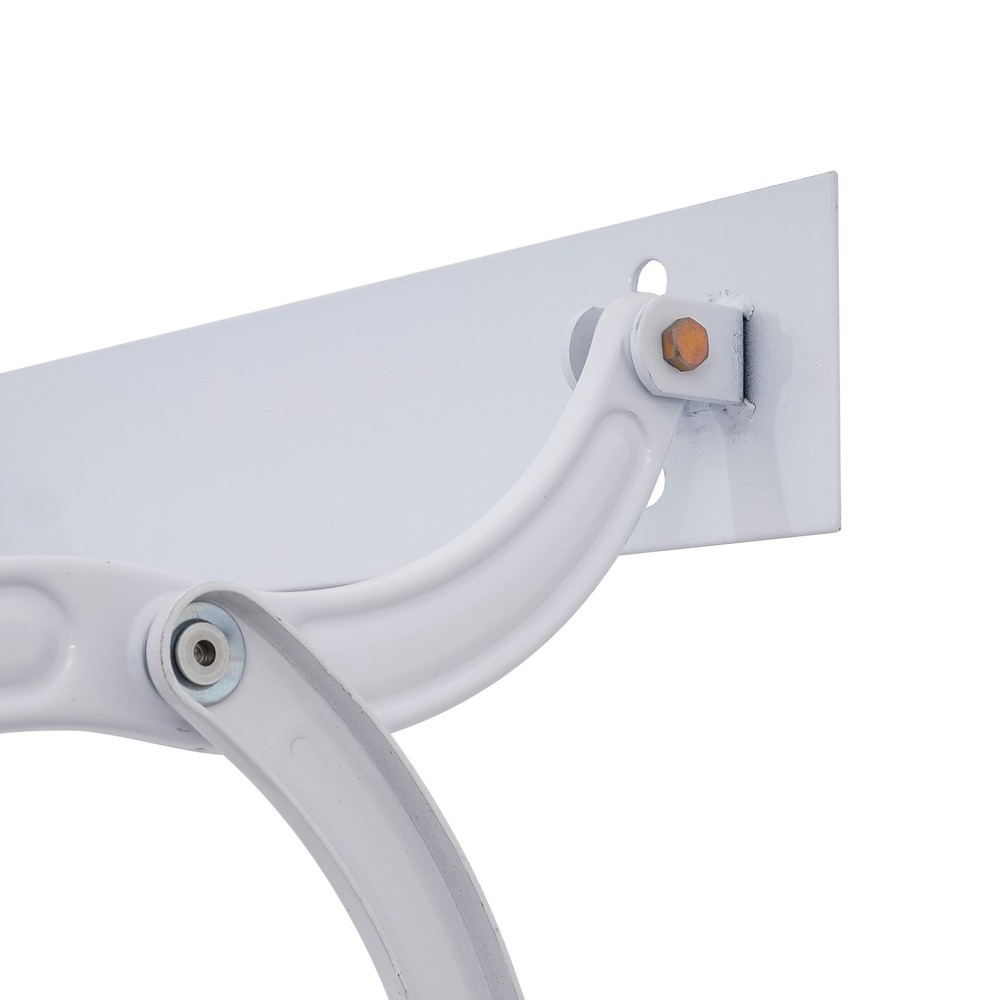 7 Steps Wall Mounted Retractable Ladder Pull Down Telescoping Step Ladders Attic