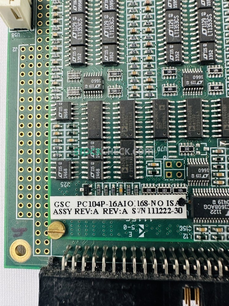 General Standards PC104P-16AIO 16-Bit Analog Input/Output PC104-Plus Board
