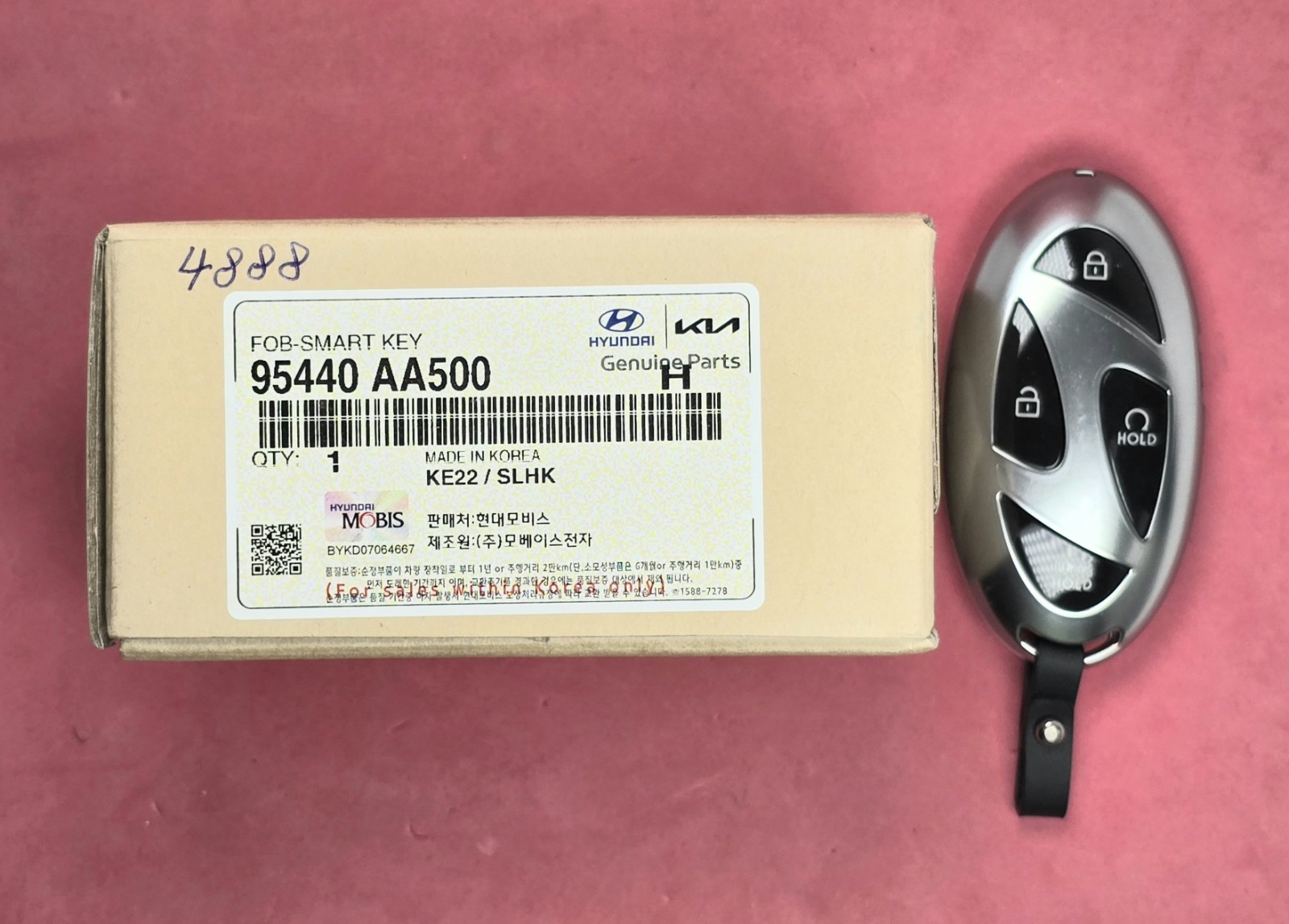 New OEM 2023 - 2025 Hyundai Elantra Smart Key 5B Trunk - NYOMBEC7FOB2208 (AA500)