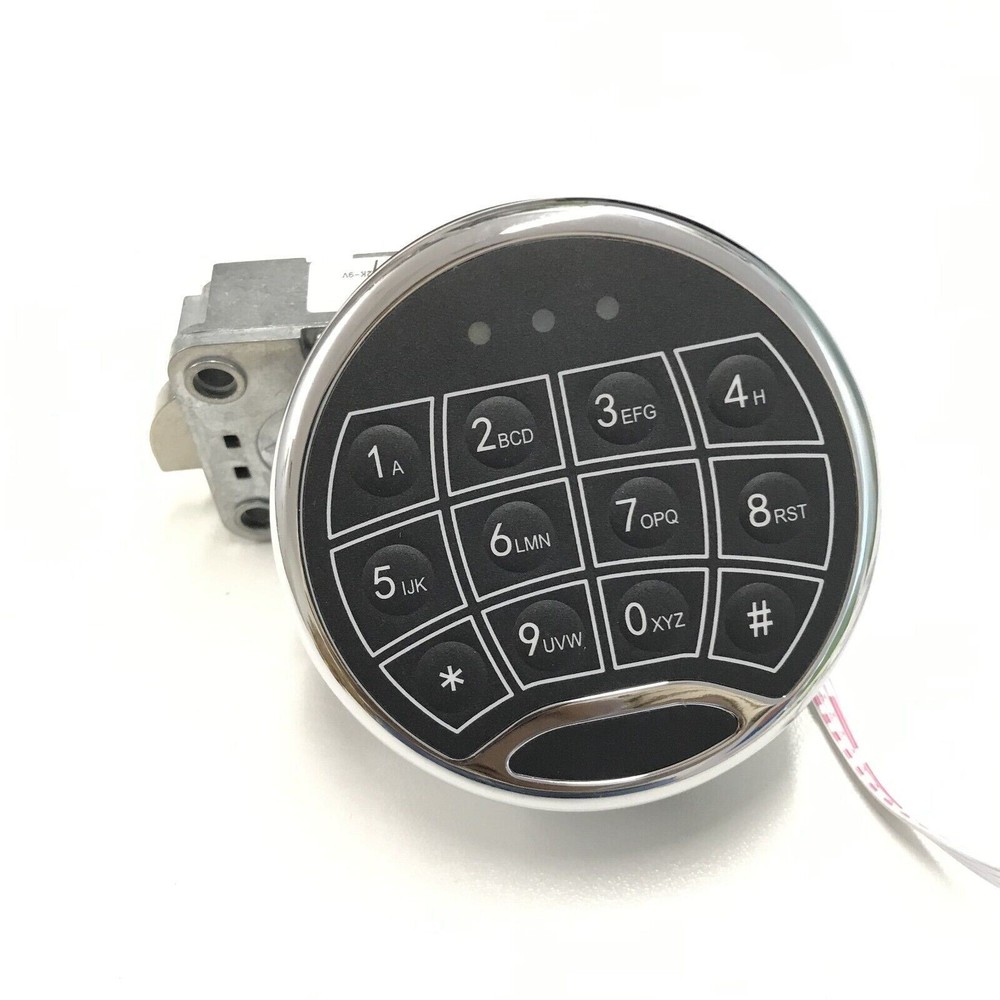 Ambition Electronic Safe Lock Replacement Right Hand Swing Bolt Lock 2Master Key