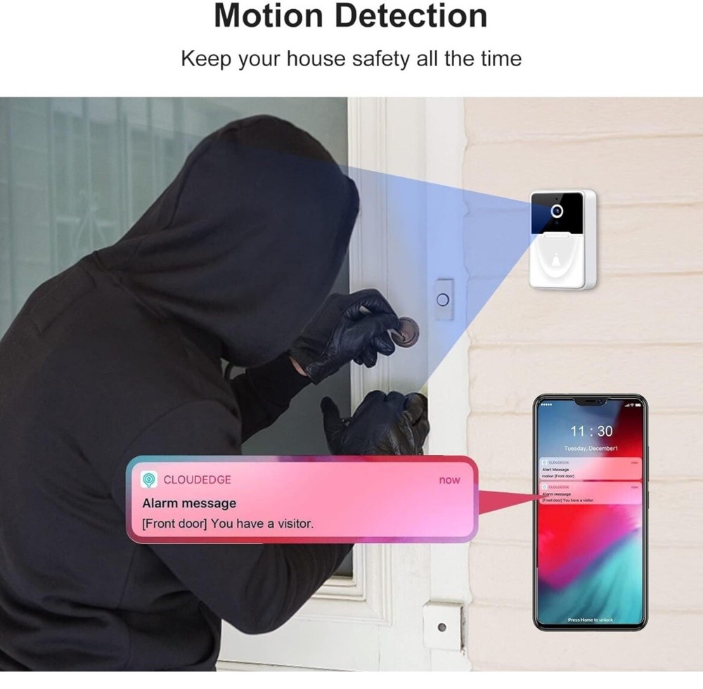 Smart Wireless Video Doorbell camera