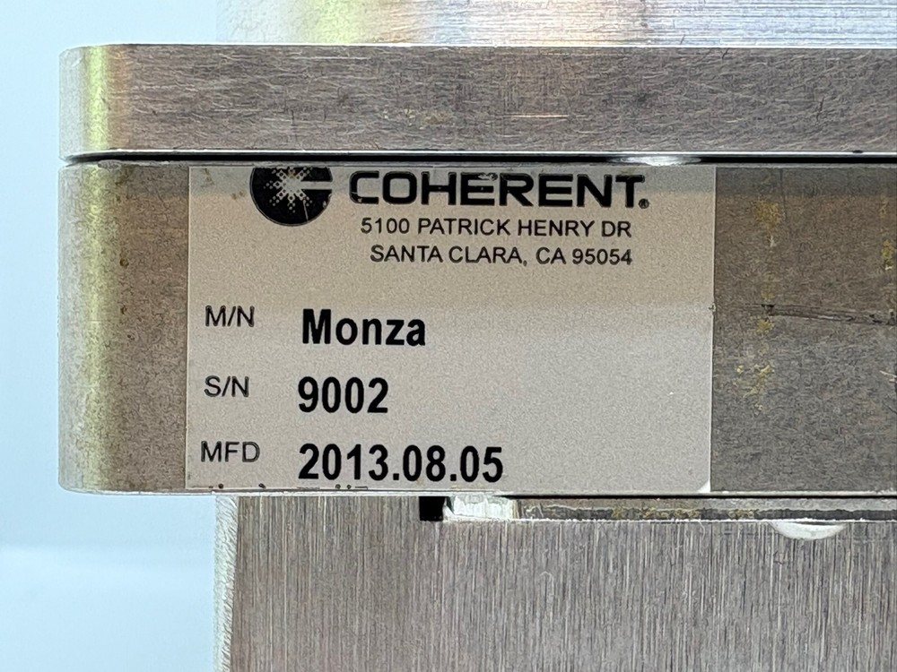 Coherent Monza Laser Includes 2X Optizone Modules - Unknown Functionality