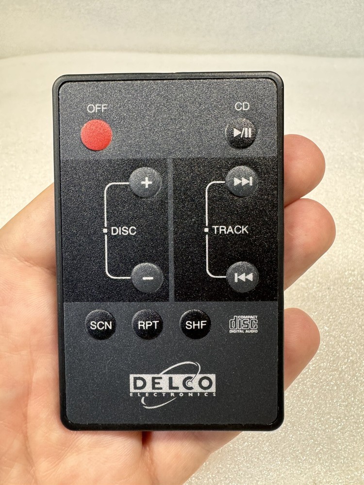 GENUINE DELCO COMPACT DISC DIGITAL AUDIO CD PLAYER REMOTE CONTROL ONLY!