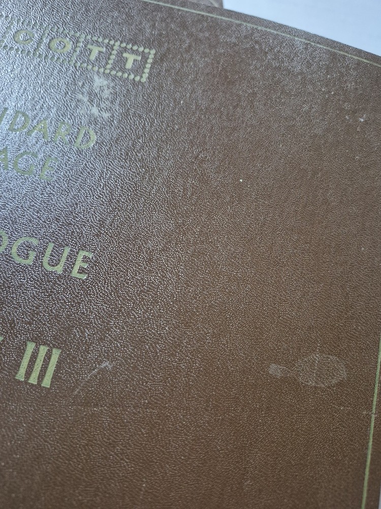 Scott Standard Postage Stamp Catalogue 1972 3 Volumes Reference Estimations