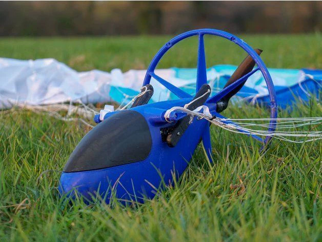 3D-Printed Fixed-Wing Model Powered gliding FPV Wing RC Model