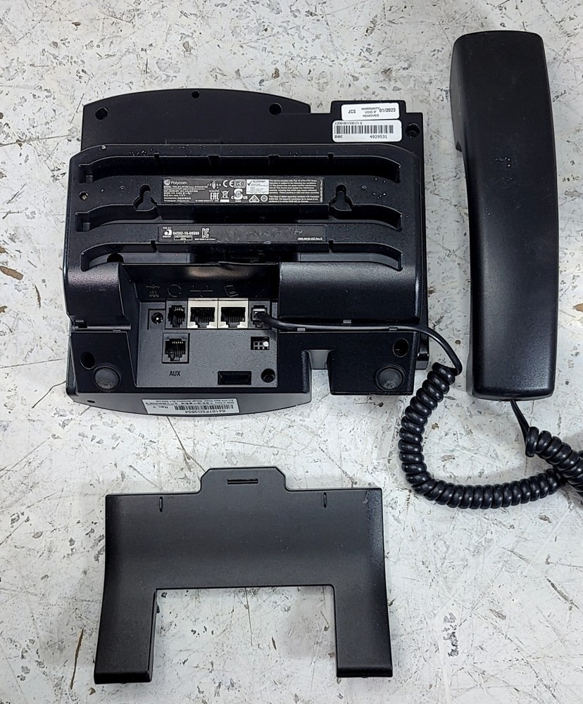 Polycom VVX 411 VoIP Desktop Telephone SEE NOTES