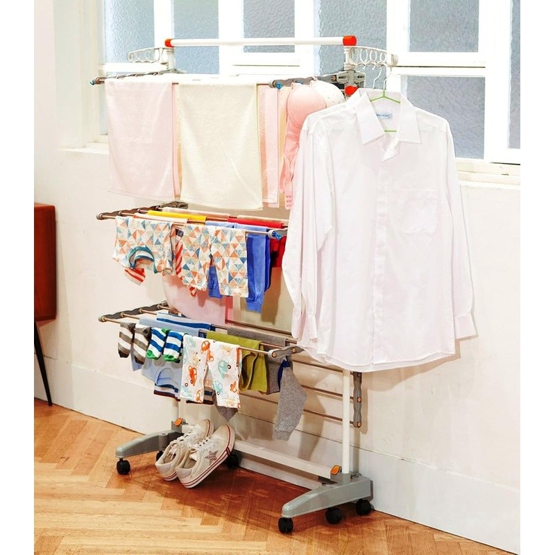 Portable Collapsible Drying Rack Adjustable Laundry Organizer Space Saver New