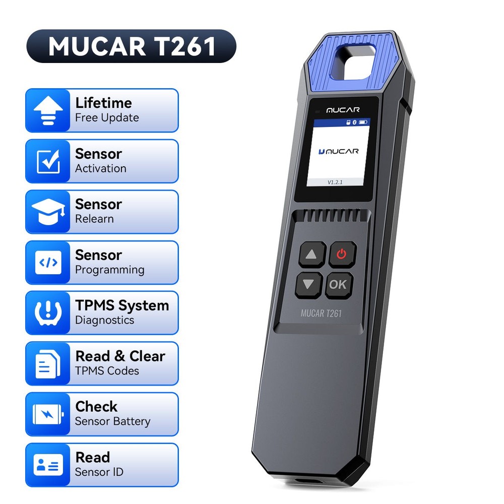 ThinkScan TPMS Scanner 689 +MUCAR T261 TPMS Relearn Programming Tool ECU Coding