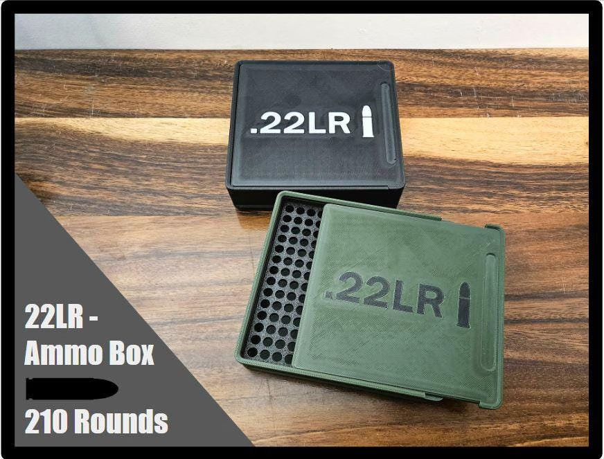 22LR Ammo Box Storage - 210 Rounds