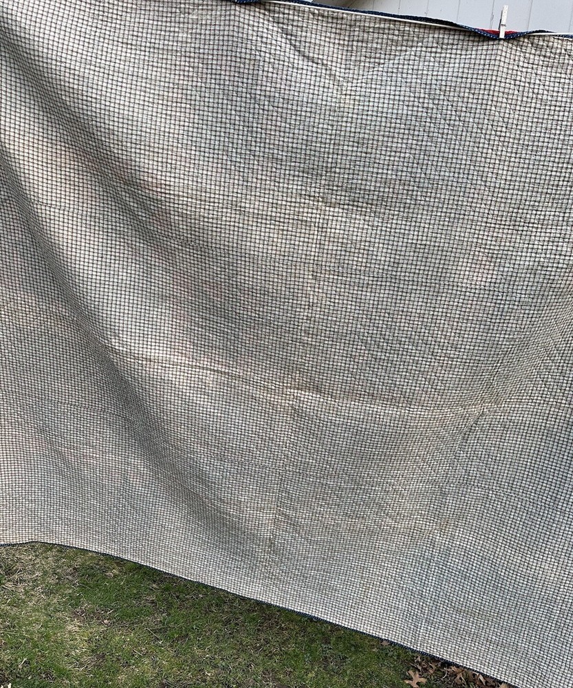 Vintage STAR Quilt 71 X 80” Hand Done