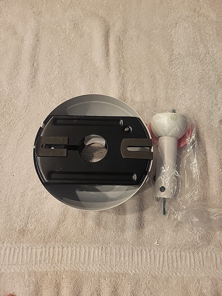 4 1/2 " Matte White Down Rod, Bracket, And Cover