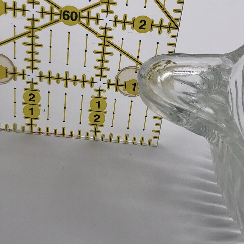 Juicer Large Clear Ribbed Depression Glass